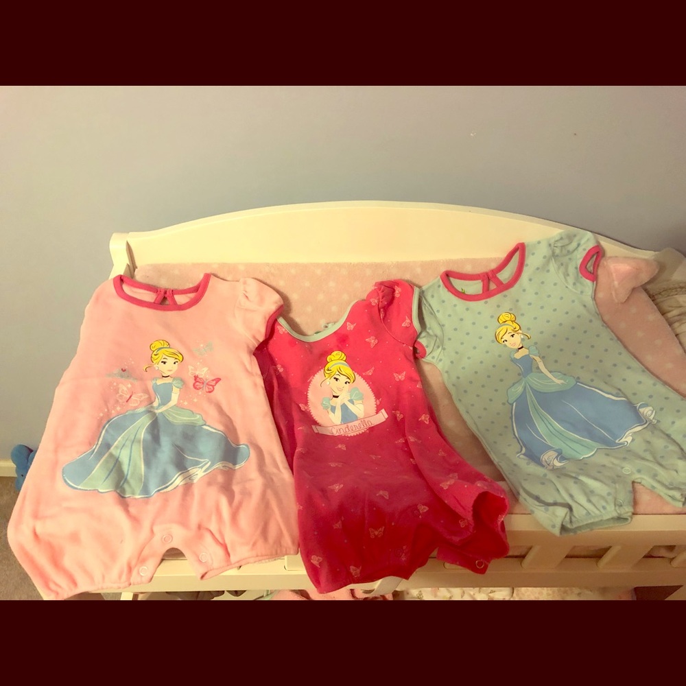 18 month Cinderella rompers Disney